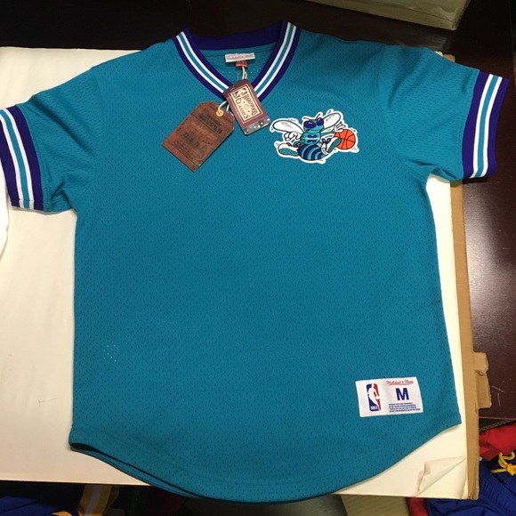 charlotte hornets jersey mitchell and ness